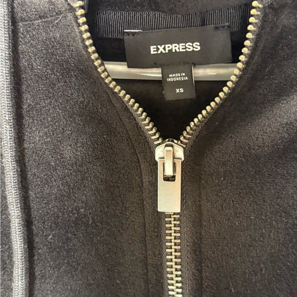 Express Women’s Velour 2piece Matching Set Size XS Black NWOT - Picture 2 of 4